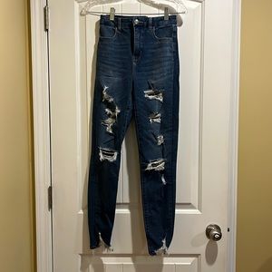 American Eagle curvy super hi-rise jegging size 2